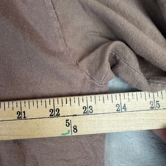 Michael Stars L Tee Americaine T Shirt Brown One Size Fits All Cotton - Picture 7 of 9